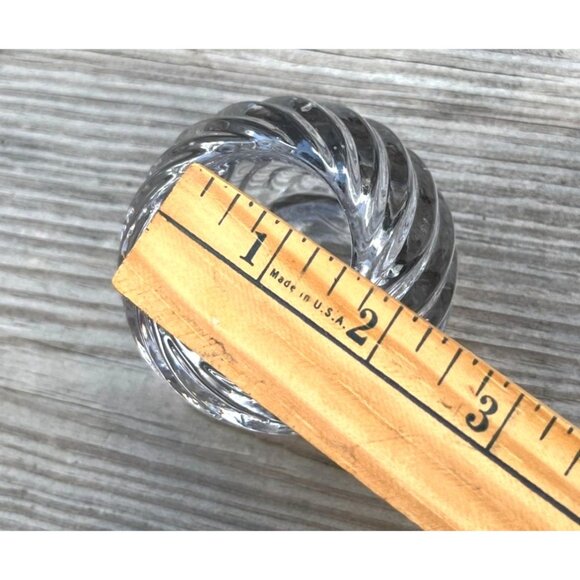 PartyLite Illusions Glass Swirl Tea Light Holder P0463 - Picture 8 of 10